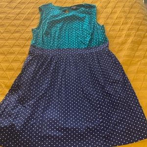 Emily and Fin Cotton Sleeveless Dress, Size 1X.